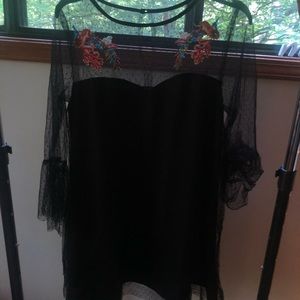 Embroidered Lace Dress